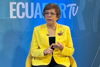 La ministra de Trabajo, Ivonne Núñez, habló sobre la Consulta Popular y su denuncia en contra del expresidente Rafael Correa.