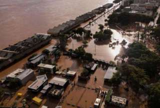 Porto Alegre es una de las ciudades más afectadas por las intensas lluvias en el sur de Brasil. 