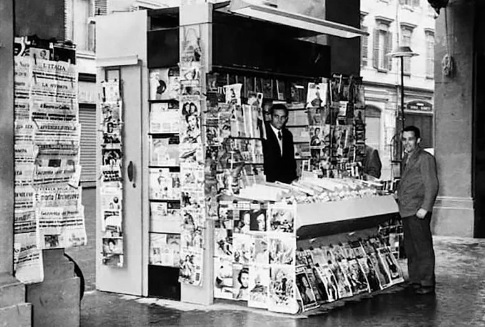 Primer kiosko de la familia Panini