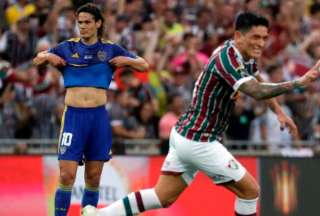 Fluminense gana a Boca tras el término de los primeros 45 minutos de la final de la Libertadores.