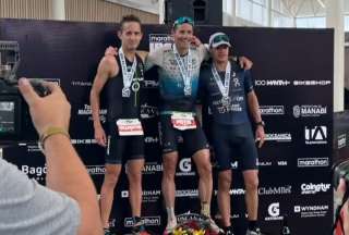 IRON MAN 70.3  se desarrolló en Manta