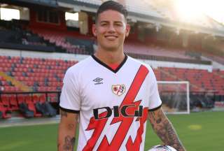 James Rodríguez militará durante una temporada en el Rayo Vallecano.