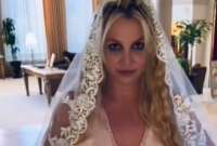 Britney Spears subió a las redes sociales las imágenes de su "matrimonio". 