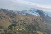 El alcalde de Cuenca declaró emergencia en la ciudad por los incendios forestales que hasta el momento no han sido controlados. 