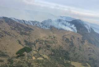 El alcalde de Cuenca declaró emergencia en la ciudad por los incendios forestales que hasta el momento no han sido controlados. 