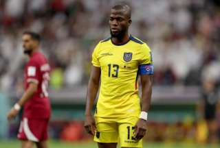 Énner Valencia cumple su rehabilitación física, tras el Mundial con Ecuador. 