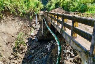 El Gobierno Nacional reparó la infraestructura afectada por un deslave en la vía Baños-Puyo.