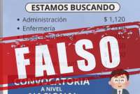 IESS levantó las alertas por ofertas de trabajo falsas.