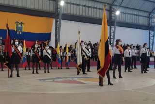 El Juramento a la Bandera se postergó en Quito