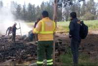 Una mujer fue sancionada por uso no autorizado de fuego en Quito 