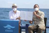 Reserva marina Hermandad fue oficializada en Galápagos