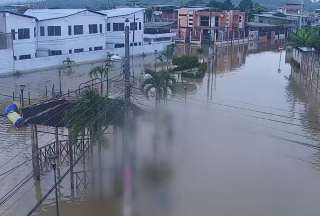 Las lluvias causaron severos daños en Manabí. 