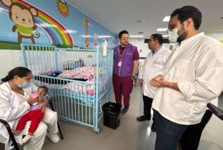 Ministro Lama inauguró nuevas áreas asistenciales en el Hospital Universitario de Guayaquil