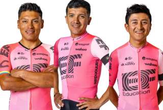 Richard Carapaz, Alexander Cepeda y Jonathan Caicedo listos para afrontar la temporada 2023