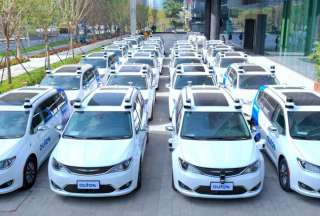 Los taxis en China se conducen sin chofer al volante