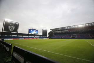 Fuertes lluvias en el Valle de los Chillos previo al encuentro entre IDV y Flamengo