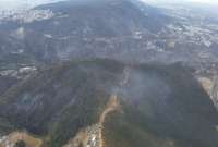 Incendio cerro Auqui está controlado