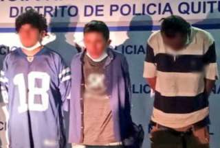 Los tres detenidos fueron capturados en Chilibulo.