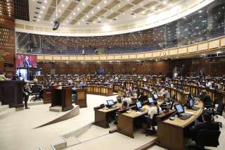 La Asamblea tomó la decisión sobre Guillermo Lasso con 116 votos.