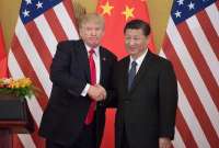 Donald Trump (izq.) y Xi Jinping (der.) se reunieron por última vez en 2019. 