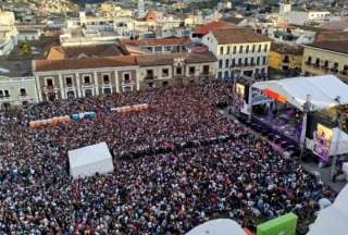 El incumplimiento de aforo en el último concierto del pasado viernes en San Francisco, Quito, llevó a las autoridades a cancelar conciertos en el 2025.