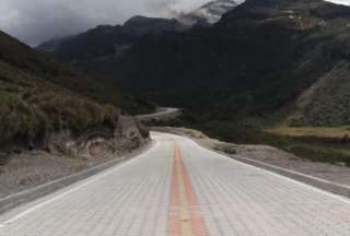 La vía al Volcán Cayambe se inaugura este 8 de febrero. 