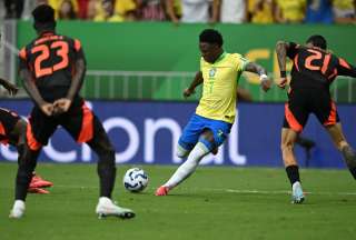 Vinicius anotó el gol del triunfo brasileño