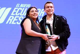 El presidente Daniel Noboa recibió a Coca Cola como nuevo aliado para la Iniciativa de Paridad de Género.