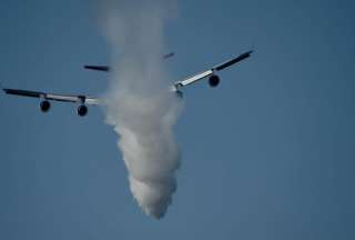 Esto fue lo que ocurrió con un avión en llamas en Nueva Zelanda.