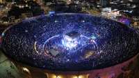 Daniel Noboa tuvo un multitudinario cierre con sus seguidores en la Plaza de Toros Quito