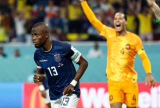 Énner Valencia anotó el gol tricolor en el duelo con Países Bajos. 