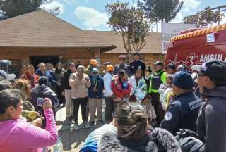 Cuatro turistas se perdieron por más de 14 horas en el volcán Cotopaxi. 