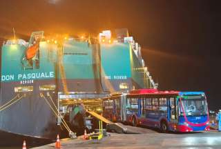 La llegada de la nueva unidad marca el inicio de la modernización del transporte público en la ciudad.