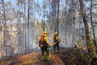 Hoy se han registrado incendios en Quito.