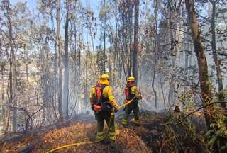 Hoy se han registrado incendios en Quito.