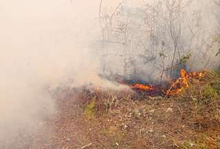 Según datos de la Secretaría Nacional de Gestión de Riesgos, hay 13 incendios activos y nueve controlados en el país. 