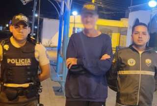 La Policía rescató al empresario Collin Armstrong, en la vía a Manabí