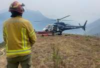  Estos son los incendios activos en Ecuador. 