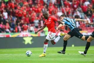 Enner Valencia anotó un gol en el triunfo del Inter ante el Gremio de Porto Alegre