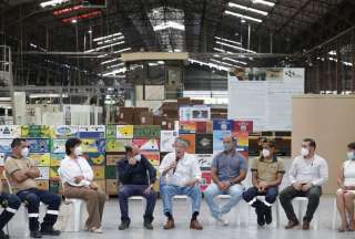 Acto donde se suscribió el convenio interinstitucional.