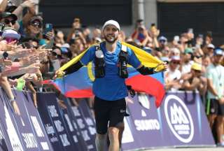 El ecuatoriano se convirtió en el primer Sudamericano en lograr podio en el Ultra Trail Mont Blanc y alcanzó el tercer lugar en la competencia de trail más exigente del mundo. 