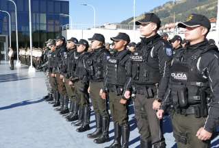 Efectivos policiales de otras ciudades se movilizarán hacia Cuenca por la Cumbre. 