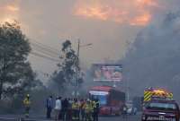 Ministerio de Defensa desplegó 100 militares para enfrentar la emergencia en Guápulo