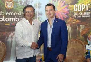 Presidente Noboa se reunió con Gustavo Petro en la Cop 16