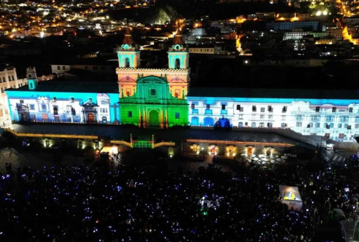 El festival de mapping ‘Quito Luz de América’ será entre el 8 y 10 de agosto.