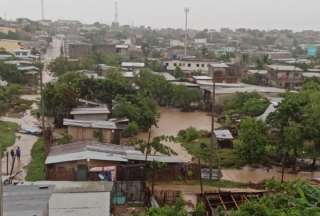 Posorja se inundó tras las lluvias del pasado 19 y 20 de febrero de 2024.