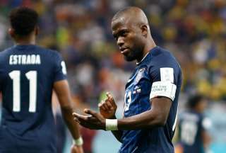 Énner Valencia celebra su gol ante Países Bajos