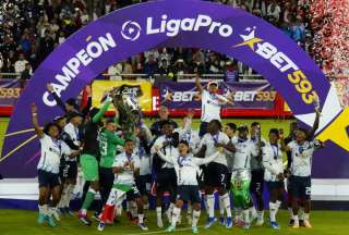 Barcelona felicitó a Liga de Quito por el campeonato 2023