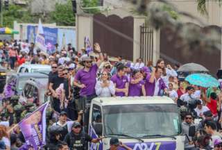 En Guayaquil habrá bloqueos de calles por los cierres de campaña que se efectuarán en la ciudad. 