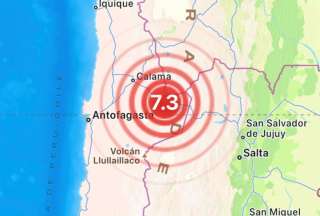 El epicentro se habría dado a 20 kilómetros de la localidad de San Pedro de Atacama.